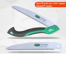 Load image into Gallery viewer, LAOA 10 inch 7T/9T/12T Wood Folding Saw Outdoor For Camping SK5 Grafting Pruner for Trees Chopper Garden Tools Unility Knife