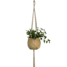 Load image into Gallery viewer, WHISM Vintage Hanging Basket Flower Basket Holder Flowerpot Lifting Rope Macrame Plant Hanger Garden Pot Planter Display String