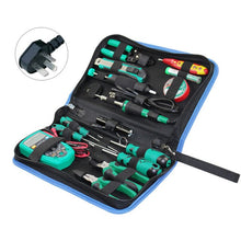 Load image into Gallery viewer, LAOA 16PCS Electric Soldering Iron Multimeter Telecommunications Repair Tool Set Screwdriver Utility Knife Pliers Handle Tools