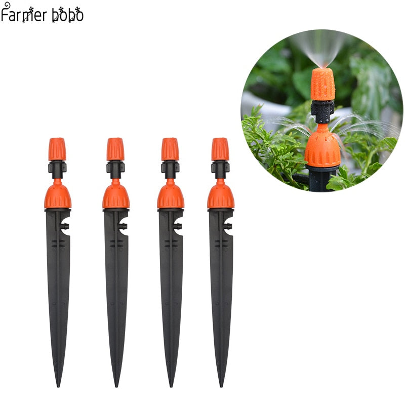 1Lot 10PCS Multifunctional Adjustable 8 Outlets Spray Dripper Irrigation Sprinklers Watering kits Drip Irrigation System