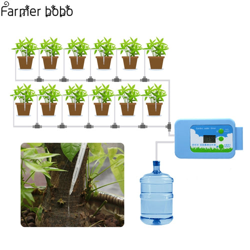 Drip irrigation LED Pump Automatic watering Set Plant  Watering Timer Garden Water Timer Home Office water irrigation