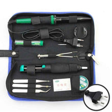 Load image into Gallery viewer, LAOA 30W 220V/110V Electric Soldering Iron Set Electronic Iron Kit Welding Gun Repair Tools with Solder Paste Tweezers Tin Wire