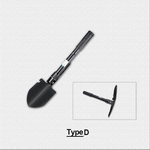 FUJIWARA Multifunctional Gardening Shovel Hoe Foldable Hiking Device Mini Military Survival Tools