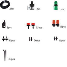 Load image into Gallery viewer, 30m Automatic Micro Drip Irrigation System Garden Irrigation Spray Self Watering Kits with Adjustable Dripper
