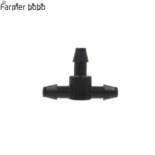 Load image into Gallery viewer, 20 Pcs Barbed  T-shaped Connector 1/4 Inch Hose Garden Lawn Watering Irrigation Connector 4/7 Mm Hose Connector
