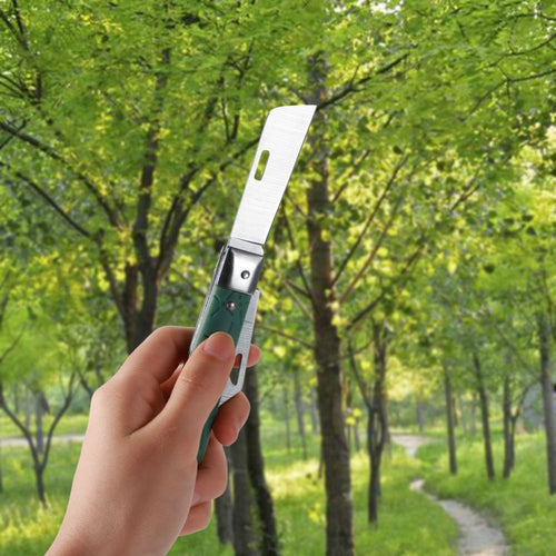 High Carbon Steel Foldable Grafting Garden Knife with Ergonomic Handle Garden Fruit Tree Tool