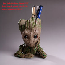 Load image into Gallery viewer, Grootted Planter Pot Baby Flower Pot Groot Action Figures Toy Pen Pot PVC Hero Model Guardians Of The Galaxy Crafts Home Decor