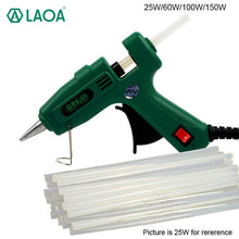 Load image into Gallery viewer, LAOA 25W/100W Hot Melt Glue Gun Pistolet a colle Mini For Metal Wood Working Stick Paper Hairpin  PU Flowers With EU plug