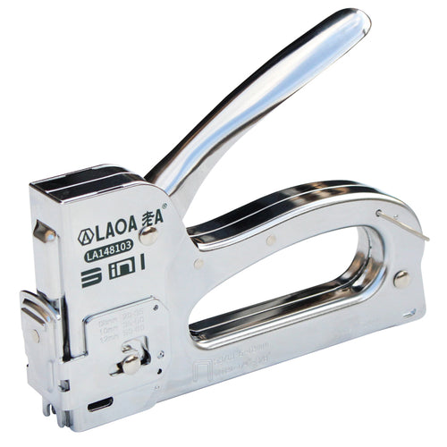 LAOA Nail Gun Upholstery Framing Rivet Staple Guns Kit Furniture Stapler For Wood Door Nailers Rivet Tool Gift with Needles