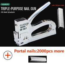 Load image into Gallery viewer, LAOA Nail Gun Upholstery Framing Rivet Staple Guns Kit Furniture Stapler For Wood Door Nailers Rivet Tool Gift with Needles