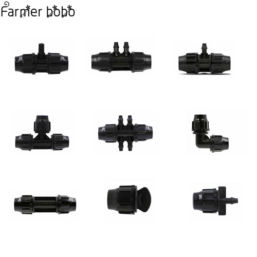 2pcs Hose connector sprinkler irrigation 4 / 7mm barb hose fitting drip irrigation system 8/11 hose connector 8mm to 4mm