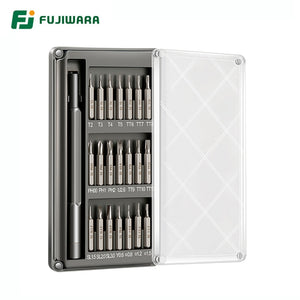 FUJIWARA 21PCS Precision Screwdriver Sets Mini Magnetic Screwdriver Set for Phone PC Ipad Camera Repair DisassembleTools