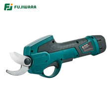 Load image into Gallery viewer, FUJIWARA Electric Pruning Scissors 0-25mm Pruning Shears 7.2V Lithium Battery Garden Pruner