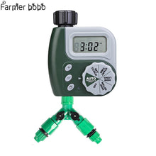 Load image into Gallery viewer, 4Pcs Automatic irrigation Watering digital timer Y Connector 3/4 External threadquick connector for 4/7 or 8/11mm hose