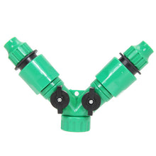Load image into Gallery viewer, 4Pcs Automatic irrigation Watering digital timer Y Connector 3/4 External threadquick connector for 4/7 or 8/11mm hose