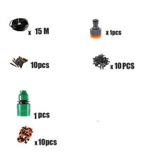 Load image into Gallery viewer, 30m Automatic Micro Drip Irrigation System Garden Irrigation Spray Self Watering Kits with Adjustable Dripper