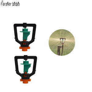 50pcs Top Quality 1/2inch  Gardening Irrigation Injector Nozzle Misting Spray Head 360 degree Auto Rotation Sprinkler Head