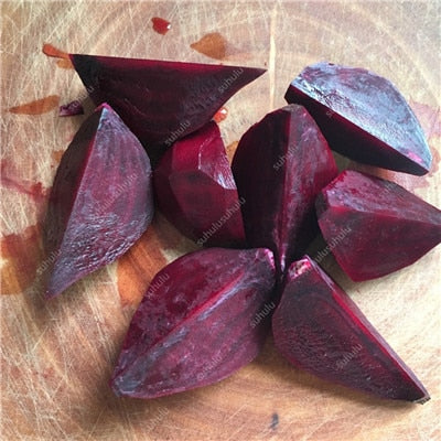 100 pcs Dark Red Beetroot Bonsai Edible Organic Delicious Vegetables Bonsai Plant Home Garden Easy To Grow Beet Plant Pot