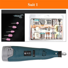 Load image into Gallery viewer, FUJIWARA 12V Lithium Electric Grinder 5-speed Adjustable Electric Drill Electric Grinder Set Engraving Machine Polisher