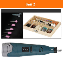 Load image into Gallery viewer, FUJIWARA 12V Lithium Electric Grinder 5-speed Adjustable Electric Drill Electric Grinder Set Engraving Machine Polisher